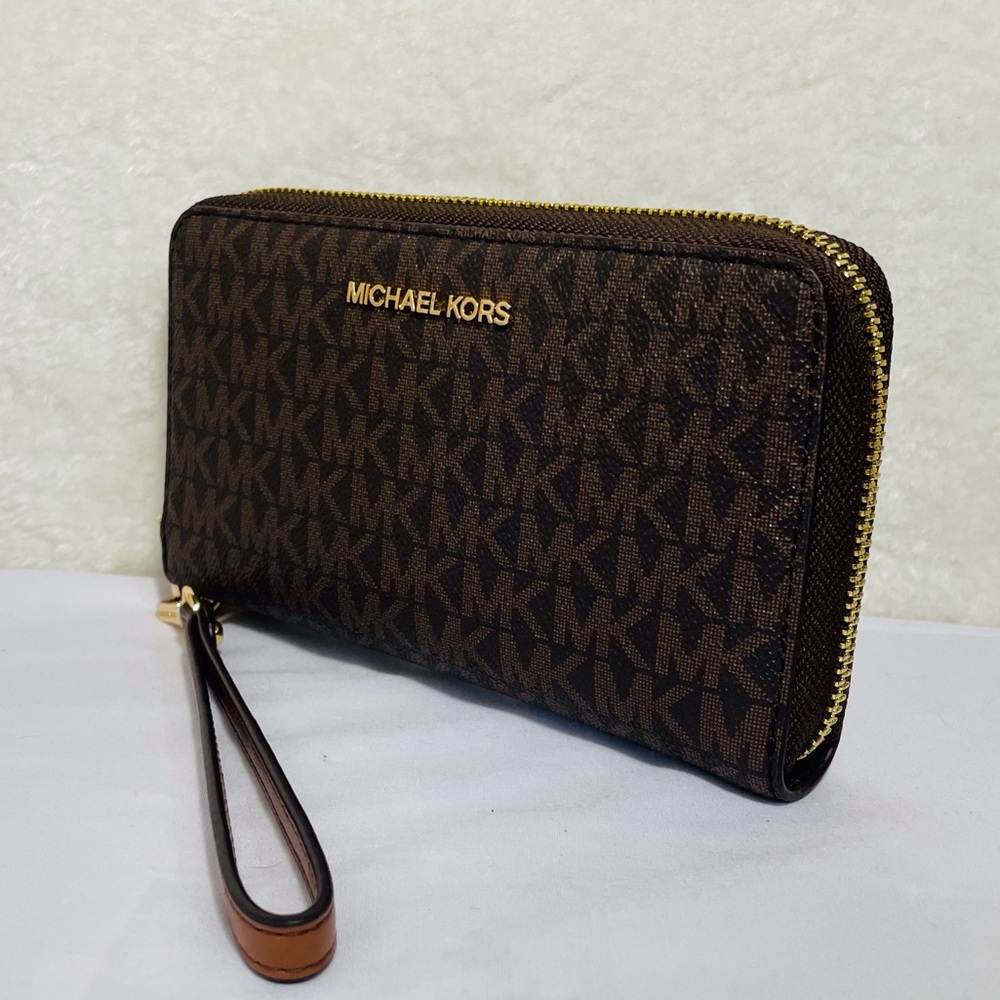 Michael Kors Jet Set Travel Lg Flat Phone Case